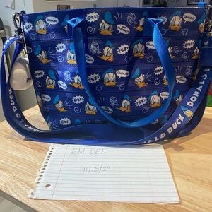 Harveys Donald Duck Disney Mini Streamline Tote Seatbelt Bag Crossbody